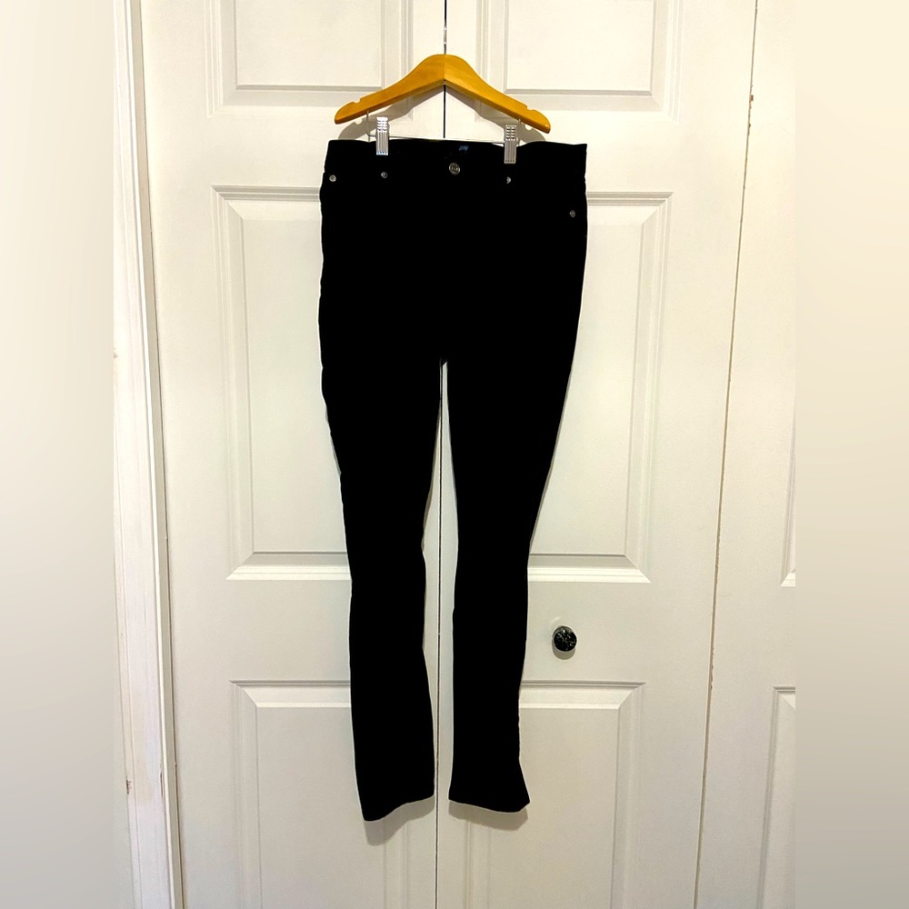 7 For All Mankind Women’s Black The Skinny Jeans